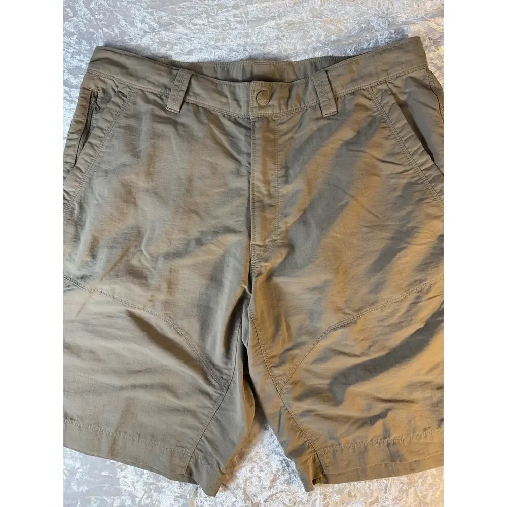The‎ North Face Mens 38 Cargo Hiking Shorts Nylon Khaki Outdoor Utility